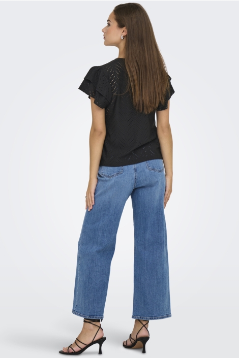 Jacqueline de Yong jdycarla cathinka s/l frill top jrs